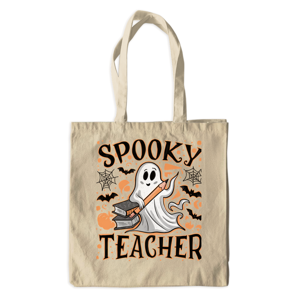 Spooky Teacher - Canvas Tote Bags