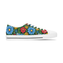 Load image into Gallery viewer, Cartoon Flowers Ver 1 - Women&#39;s Low Top Sneakers
