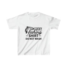 Load image into Gallery viewer, Lucky Fishing Shirt - Kids Heavy Cotton™ Tee
