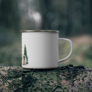 Welcome To The Campfire - Enamel Camping Mug