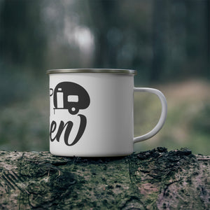 Camp Queen - Enamel Camping Mug