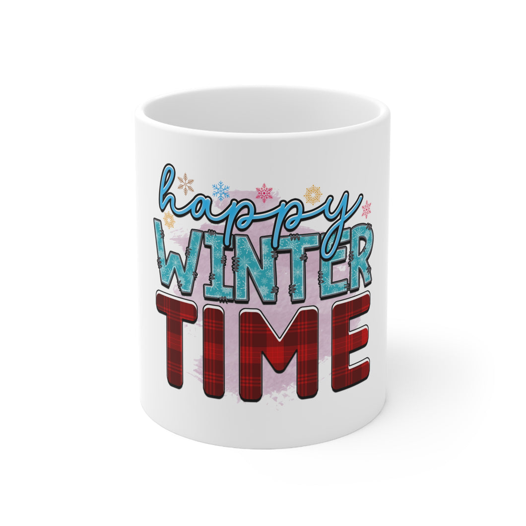 Happy Winter Time - Ceramic Mug 11oz