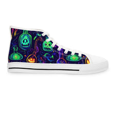 Load image into Gallery viewer, Pastel Halloween Potion Bottles - Women&#39;s High Top Sneakers
