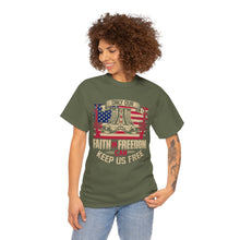 Load image into Gallery viewer, Faith In Freedom - Unisex Heavy Cotton Tee
