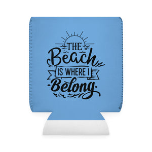 The Beach Is Where - Can Cooler Sleeve