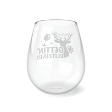 Load image into Gallery viewer, Getting Blitzened - Stemless Wine Glass, 11.75oz
