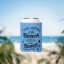 Load image into Gallery viewer, Happens At The Beach - Can Cooler Sleeve
