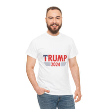 Load image into Gallery viewer, Trump 2024 (2) - Unisex Heavy Cotton Tee
