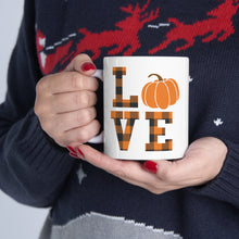Load image into Gallery viewer, Love Pumpkin - Ceramic Mug 11oz
