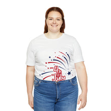 Load image into Gallery viewer, Fourth Of July Fireworks - Unisex Jersey Short Sleeve Tee
