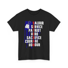 Load image into Gallery viewer, Valor Service - Unisex Heavy Cotton Tee
