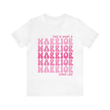 Load image into Gallery viewer, What A Warrior Looks Like - Unisex Jersey Short Sleeve Tee
