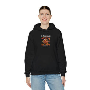 Turkey And Wine - Unisex Heavy Blend™ Hooded Sweatshirt