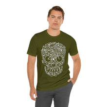 Load image into Gallery viewer, Bicycle Skull - Unisex Jersey Short Sleeve Tee

