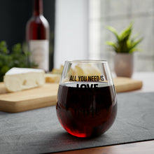 Load image into Gallery viewer, Love And Wine - Stemless Wine Glass, 11.75oz
