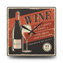 Load image into Gallery viewer, Retro Wine - Acrylic Wall Clock
