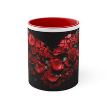 Load image into Gallery viewer, Valentine Hearts &amp; Roses (5) - Accent Coffee Mug, 11oz
