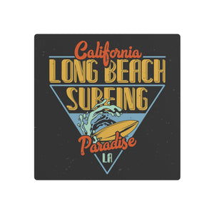 Long Beach Surfing - Metal Art Sign