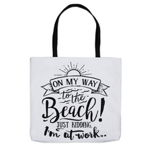 Load image into Gallery viewer, On My Way To The Beach - Tote Bags
