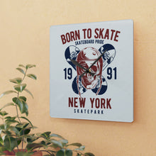 Load image into Gallery viewer, Born To Skate - Acrylic Wall Clock
