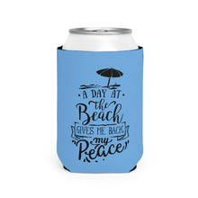 Load image into Gallery viewer, A Day At The Beach - Can Cooler Sleeve
