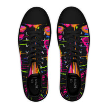 Load image into Gallery viewer, Neon Paint Drips - Women&#39;s High Top Sneakers
