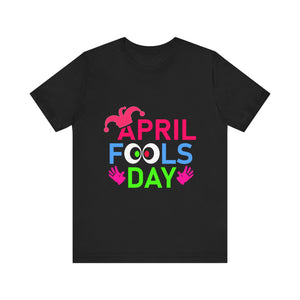 April Fools (Jester Style) - Unisex Jersey Short Sleeve Tee