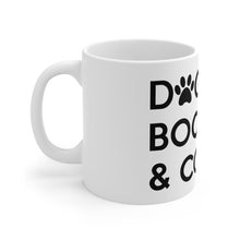 Load image into Gallery viewer, Dogs Books Coffee - Ceramic Mug 11oz
