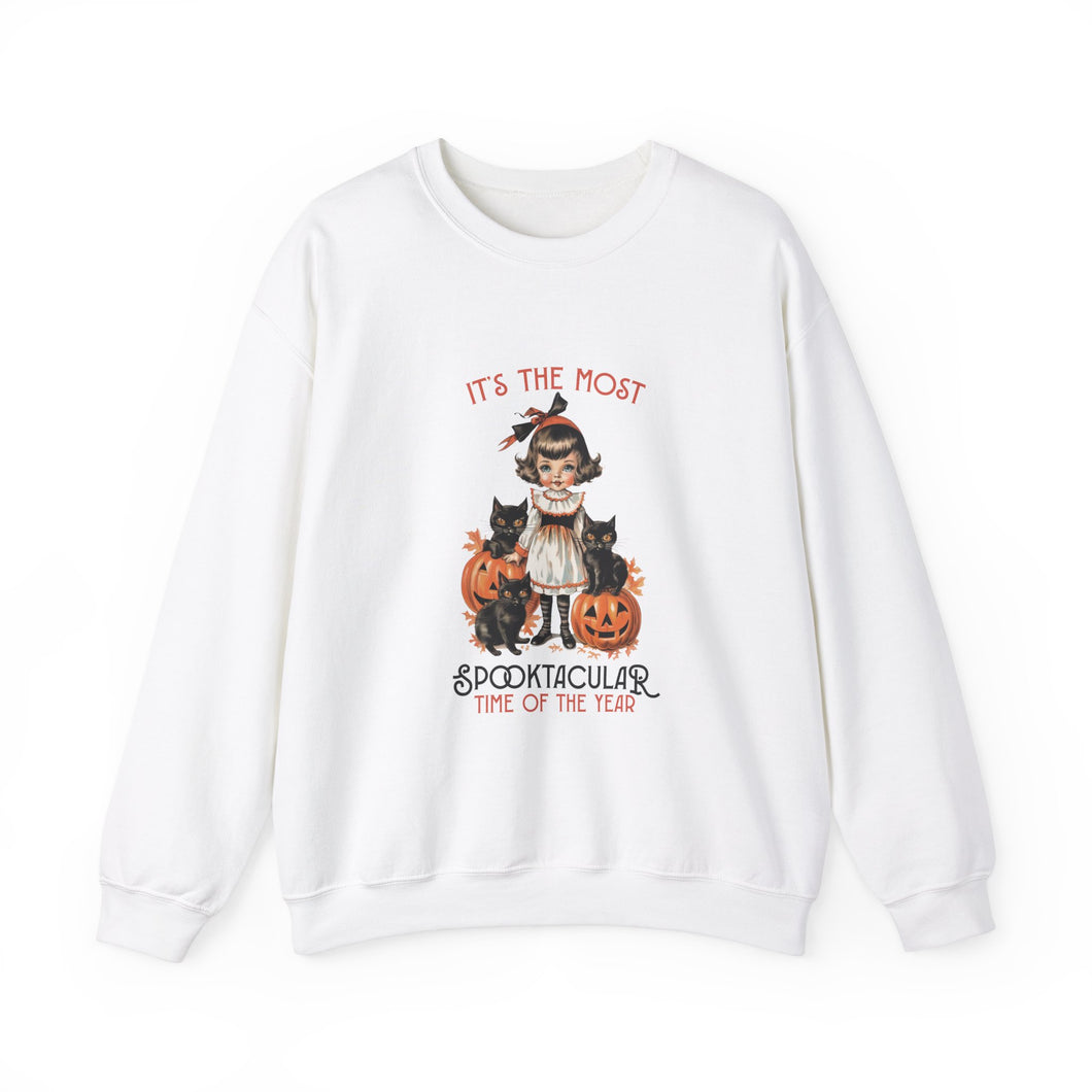 Spooktacular Time Of The Year - Vintage Unisex Heavy Blend™ Crewneck Sweatshirt