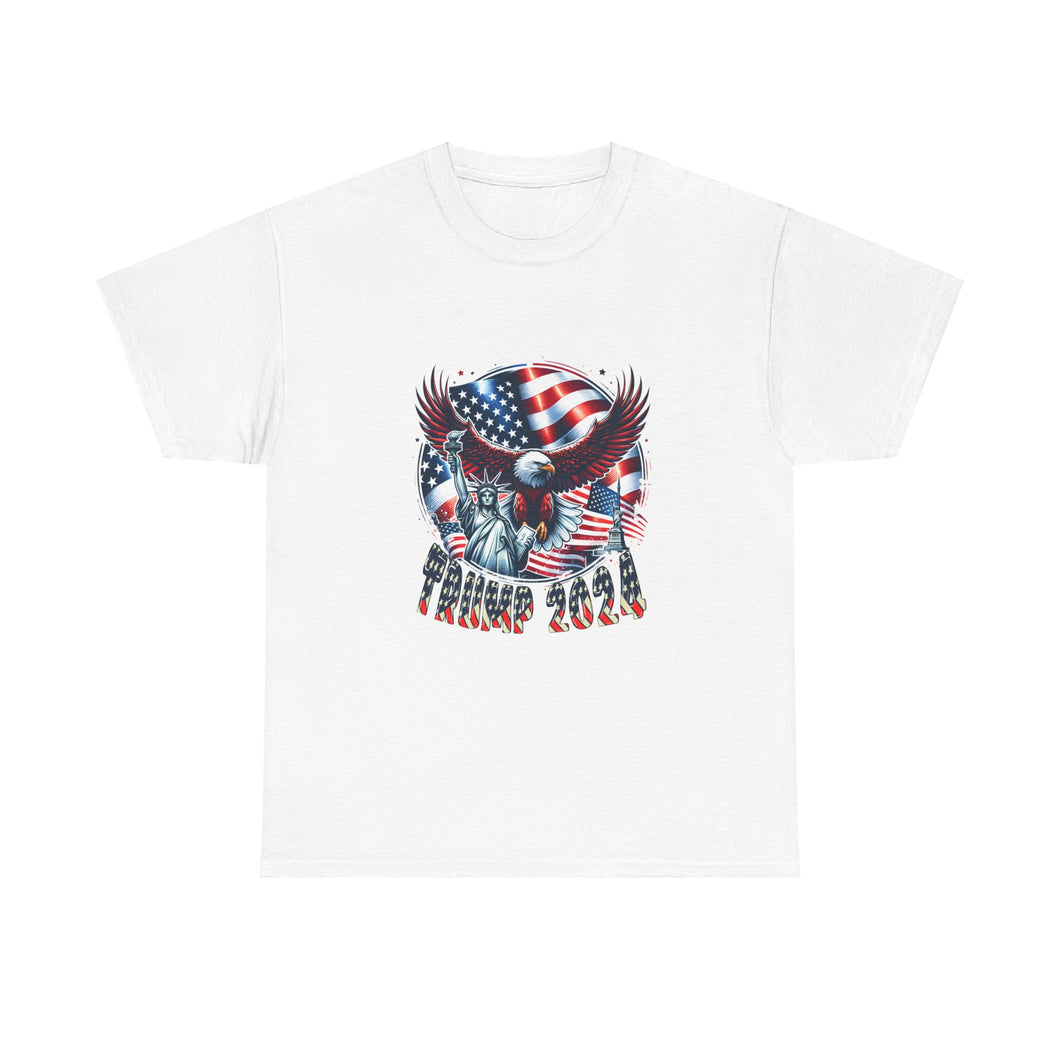 Trump 2024 (Eagle) - Unisex Heavy Cotton Tee