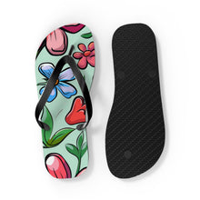 Load image into Gallery viewer, Cartoon Flowers Ver 6 - Flip Flops
