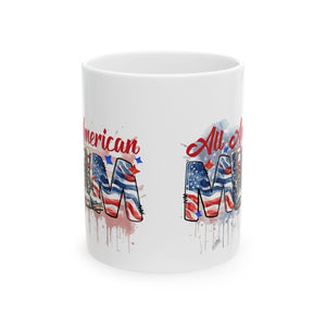 All American Mom - Ceramic Mug, (11oz, 15oz)