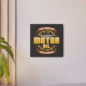 Gasoline Motor Oil - Metal Art Sign