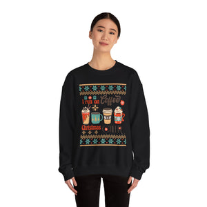 I Run On Coffee - Unisex Heavy Blend™ Crewneck Sweatshirt