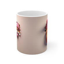 Load image into Gallery viewer, 3D Fox Valentine (2) - Ceramic Mug 11oz
