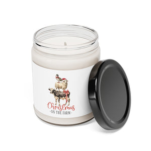 Christmas On The Farm - Scented Soy Candle, 9oz