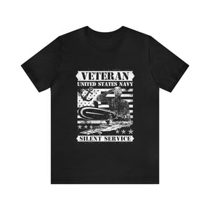 Navy Veteran - Unisex Jersey Short Sleeve Tee