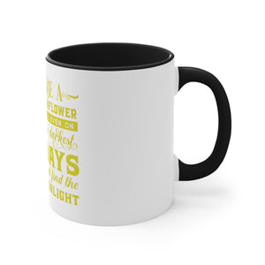 Be A Sunflower - Accent Coffee Mug, 11oz
