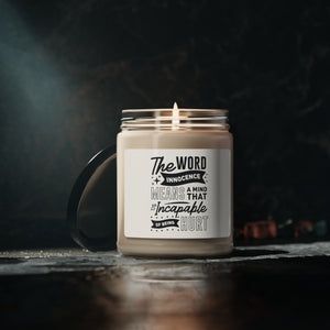 The Word Innocence- Scented Soy Candle, 9oz