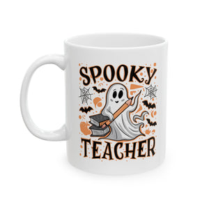 Spooky Teacher - Ceramic Mug, (11oz, 15oz)