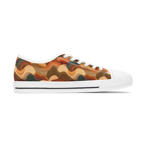 Earth Tones Ver 2 - Women's Low Top Sneakers