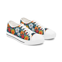 Load image into Gallery viewer, Cartoon Flowers Ver 3 - Women&#39;s Low Top Sneakers
