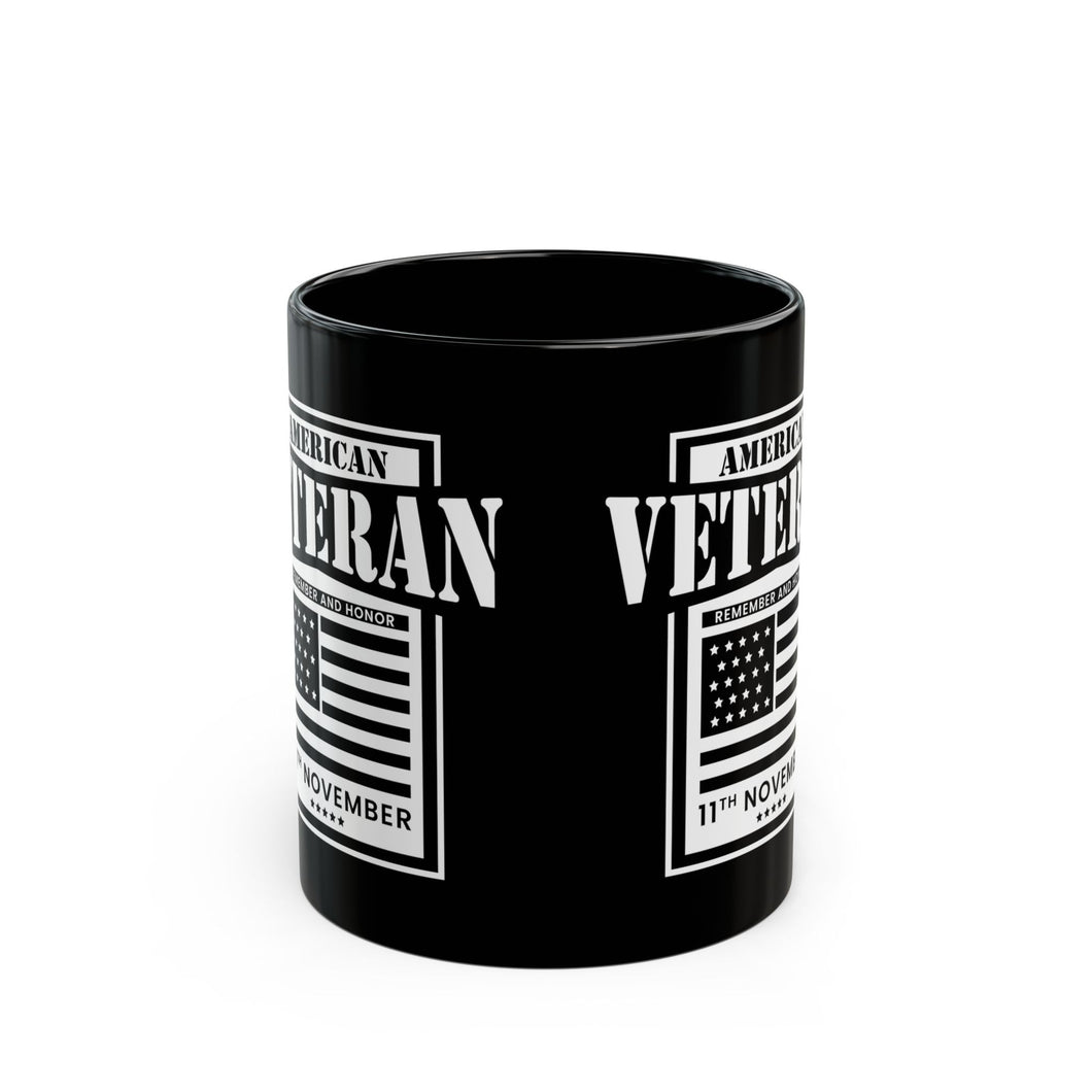 American Veteran - Black Mug (11oz, 15oz)