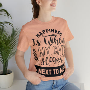 Happiness Is When My - Unisex Jersey Short Sleeve Tee