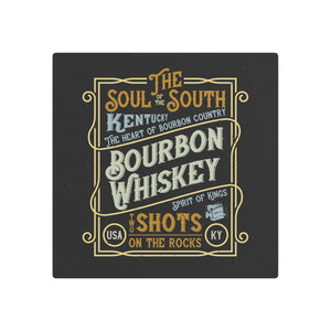 Bourbon Whiskey - Metal Art Sign