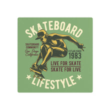 Load image into Gallery viewer, Skateboard Lifestyle - Metal Art Sign
