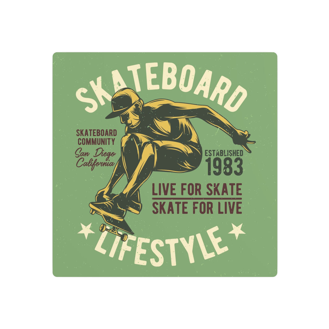 Skateboard Lifestyle - Metal Art Sign
