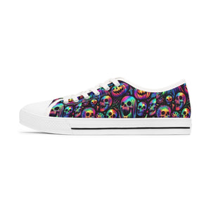 Halloween Nightmare Ver 4 - Women's Low Top Sneakers