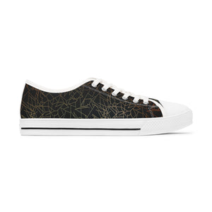 Line Art - Women's Low Top Sneakers