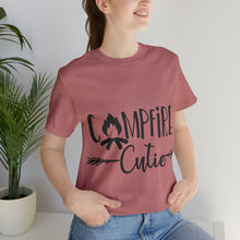 Load image into Gallery viewer, Campfire Cutie - Unisex Jersey Short Sleeve Tee
